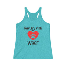 Load image into Gallery viewer, LOVE THY DOG! Women&#39;s Tri-Blend Racerback Tank
