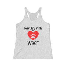 Load image into Gallery viewer, LOVE THY DOG! Women&#39;s Tri-Blend Racerback Tank
